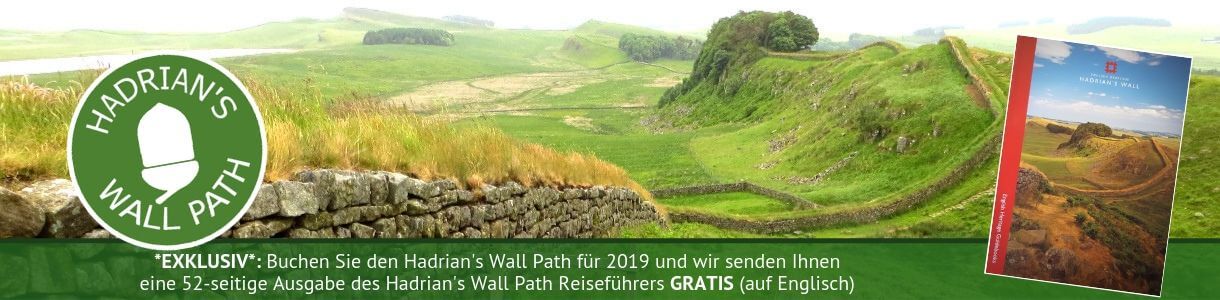 Hadrian's Wall Path Wandertour in England - folgen Sie der römischen Mauer.