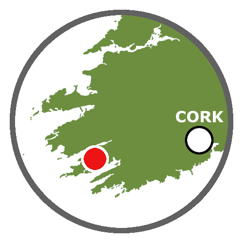 Beara Way Irland Karte