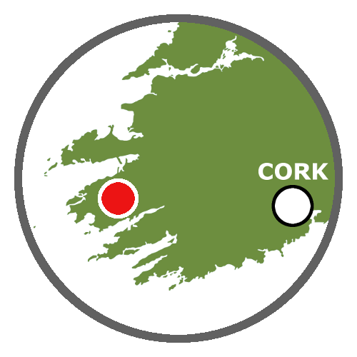 Kerry Way Irland Karte