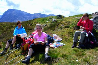 Scotland Hiking Tours - German Ladies Picnic