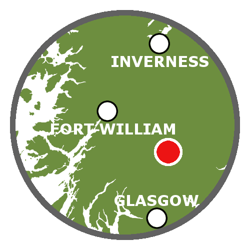 Rob Roy Way Schottland Karte